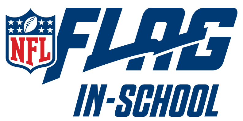 NFL Flag In School Logo